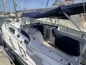 cockpit, Catalina 445, sailboat for sale