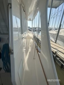 deck, Grand Banks 36 Europa, trawler for sale