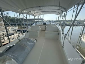 cockpit, Grand Banks 36 Europa, trawler for sale