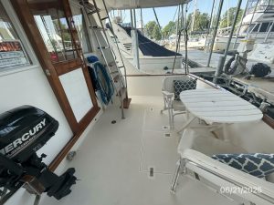 cockpit, Grand Banks 36 Europa, trawler for sale