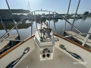 deck, Grand Banks 36 Europa, trawler for sale