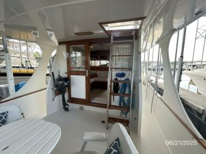 cockpit, Grand Banks 36 Europa, trawler for sale