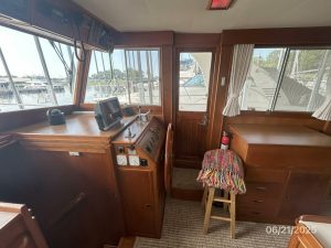 navigation station, Grand Banks 36 Europa, trawler for sale