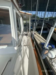deck, Grand Banks 36 Europa, trawler for sale