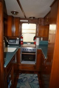interior, Defever 44, trawler for sale