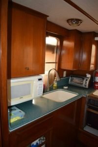 interior, Defever 44, trawler for sale
