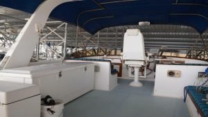 cockpit, Defever 44, trawler for sale