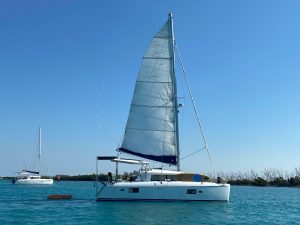 underway, Lagoon 420, catamaran for sale