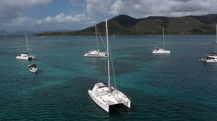 exterior, Privilege 435, catamaran for sale