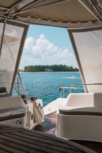 exterior, Privilege 435, catamaran for sale