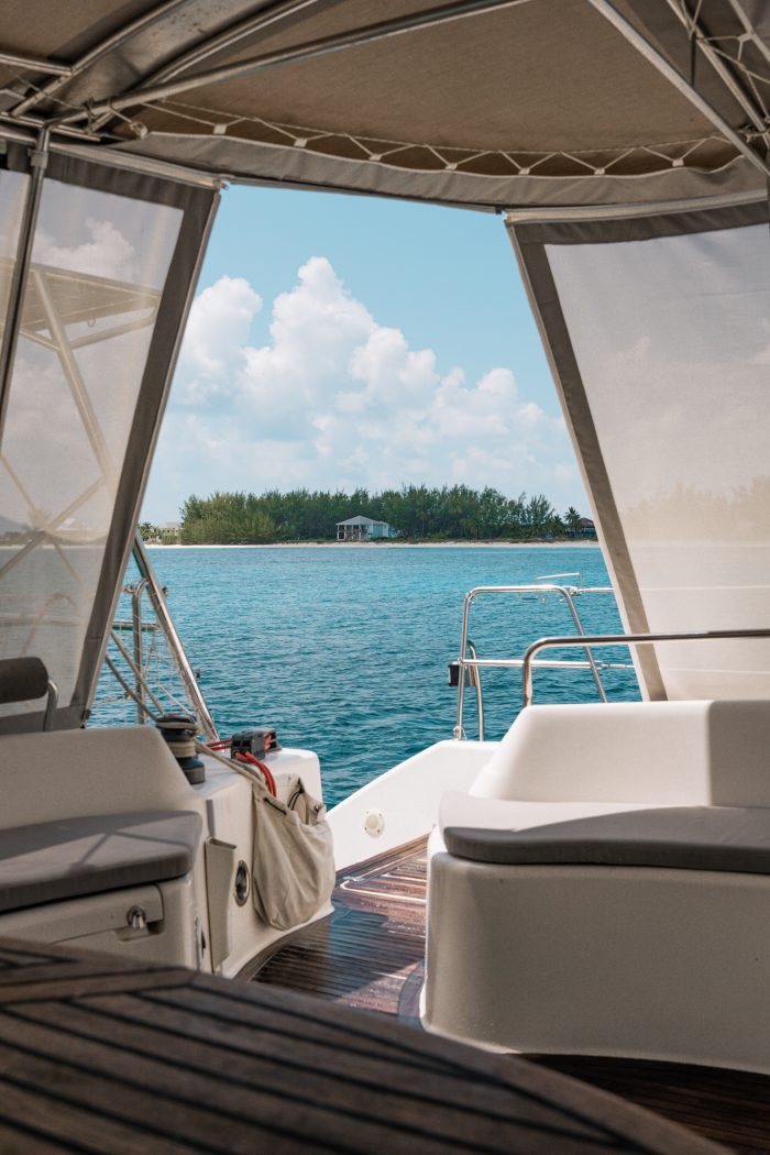 exterior, Privilege 435, catamaran for sale