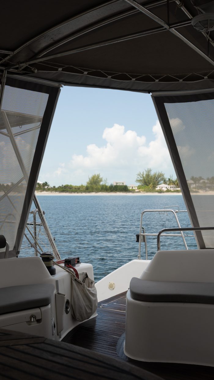 exterior, Privilege 435, catamaran for sale