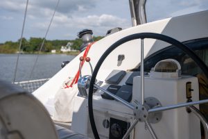 exterior, Privilege 435, catamaran for sale