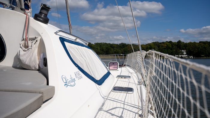 exterior, Privilege 435, catamaran for sale