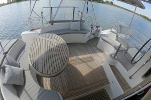 exterior, Privilege 435, catamaran for sale