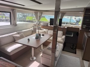 salon, Lagoon 46, catamaran for sale