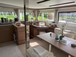 navigation station, Lagoon 46, catamaran for sale