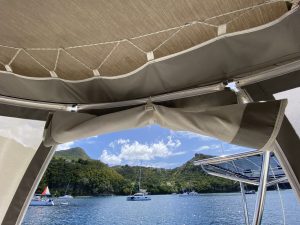 exterior, Privilege 435, catamaran for sale