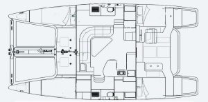 Fortuna 401 Island Spirit layout drawing 2