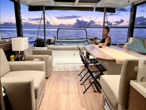 cockpit, Bali 4.2, catamaran for sale