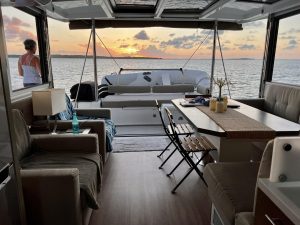 cockpit, Bali 4.2, catamaran for sale