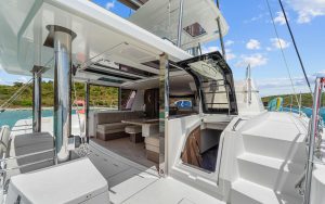 cockpit, Bali 4.8, catamaran for sale