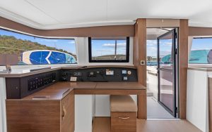 navigation station, Bali 4.8, catamaran for sale