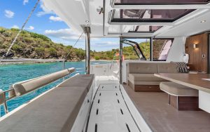 cockpit, Bali 4.8, catamaran for sale