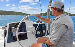 helm, Bali 4.8, catamaran for sale