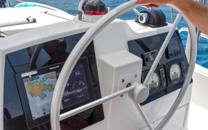 helm, Bali 4.8, catamaran for sale