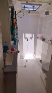 bath, Leopard 45, catamaran for sale