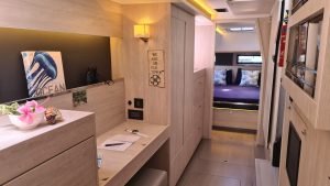 bed, Leopard 45, catamaran for sale