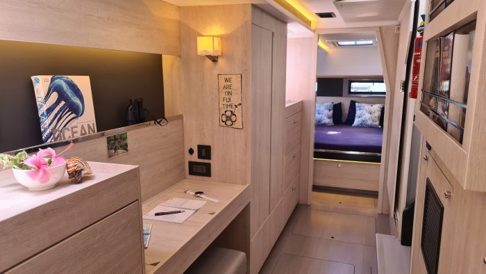 bed, Leopard 45, catamaran for sale