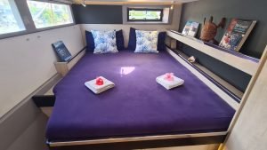 bed, Leopard 45, catamaran for sale