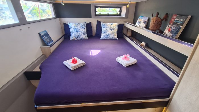 bed, Leopard 45, catamaran for sale