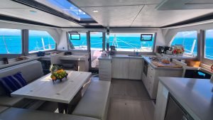 salon, Leopard 45, catamaran for sale