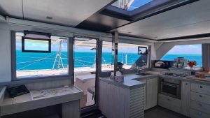 salon, Leopard 45, catamaran for sale