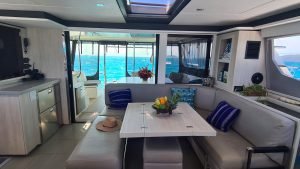 salon, Leopard 45, catamaran for sale