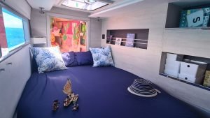 bed, Leopard 45, catamaran for sale