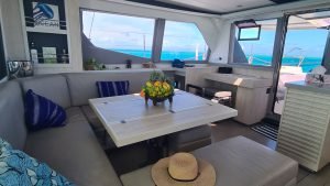 salon, Leopard 45, catamaran for sale