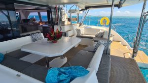 cockpit, Leopard 45, catamaran for sale