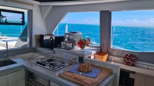 interior, Leopard 45, catamaran for sale