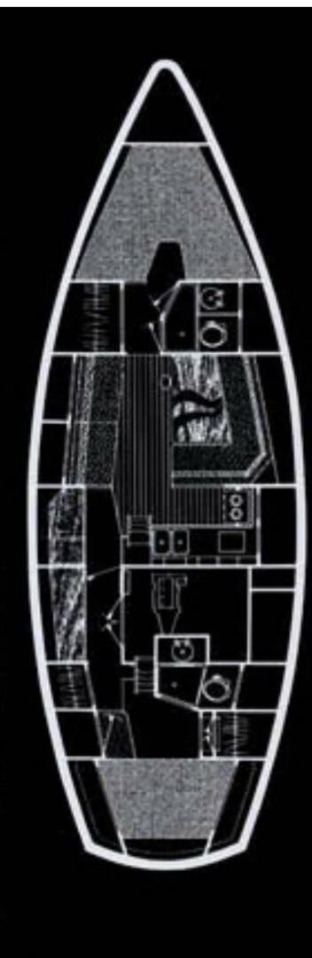 diagram, Morgan 41 Out Island, sailboat for sale