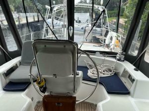 cockpit, Passport 545, sailboat for sale
