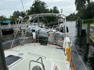 cockpit, Passport 545, sailboat for sale