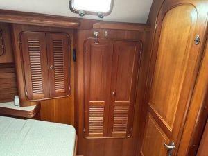 bed, Passport 545, sailboat for sale
