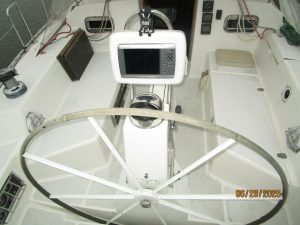 helm, Freedom 40, sailboat for sale