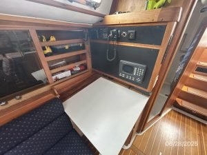 navigation station, Freedom 40, sailboat for sale