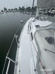 deck, Freedom 40, sailboat for sale