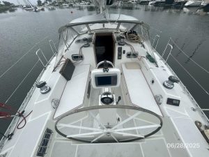 cockpit, Freedom 40, sailboat for sale